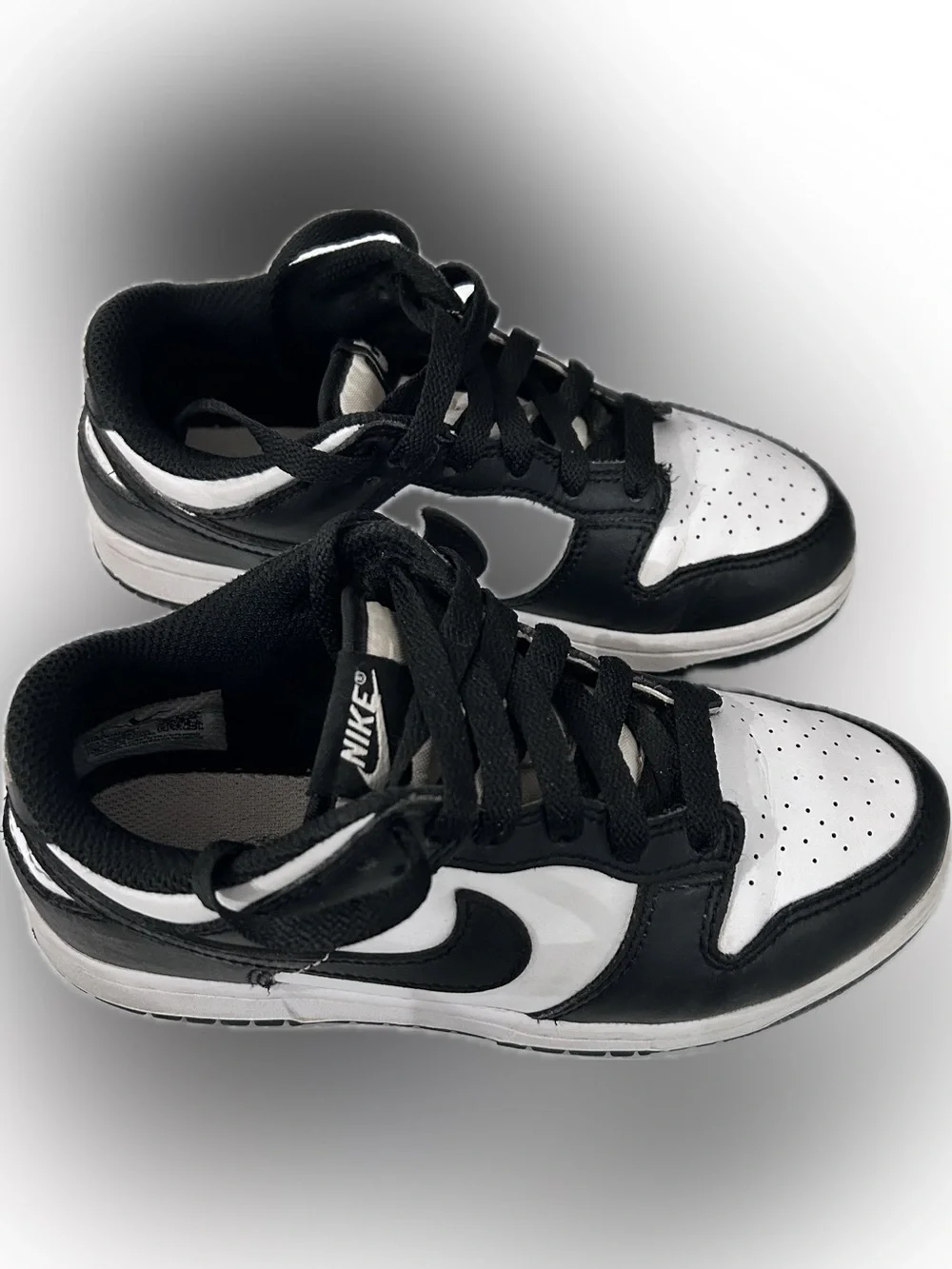 Nike Dunk Low Little Kids Black & White